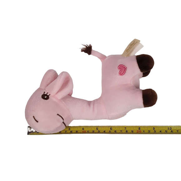 Dan Dee Collectors Choice Giraffe Plush Pink Heart Brown Stuffed Animal Toy 9" - Picture 8 of 8